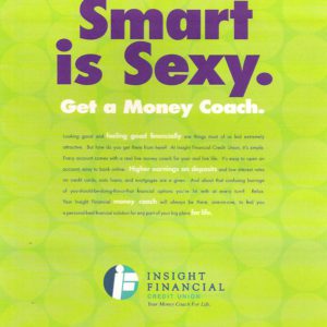 A poster advertising an investment company.